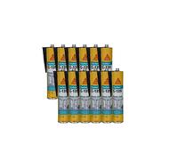 Lot de 12 mastic-colle à prise rapide SIKA Sikaflex G 139 - Noir - 300ml