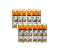 Lot de 12 mastics colles SIKA Sikaflex 143 Rapide - Blanc - 290ml