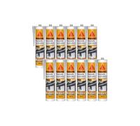 Lot de 12 mastics silicone SIKA Sikaseal-185 Menuiserie - Transparent - 300ml