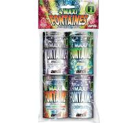 Lot de 12 MAXI Fontaines colorées, Etoiles Crépitantes, Idéal pour vos évènements entre amis, effet et ambiance festive garantie - Catégorie F1 - SPARKLERS CLUB