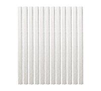 Lot de 12 Mèches en Fibre de Verre de Rechange pour Lampes Torches 25 cm Mèche en Fibre de Verre pour Eclairage Décor Extérieur Patio, Lumière de Jardin