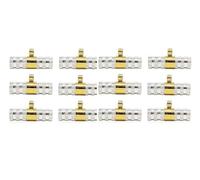 Lot de 12 médaillons Tabeez de forme cylindrique en laiton plaqué argent ouvert des deux côtés creux Taveez amulette pendentif Tabiz pour unisexe et tous les âges