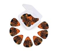 Lot de 12 médiators avec étui de rangement pour guitare acoustique électrique basse 0,46 mm, 0,71 mm, 0,96 mm, fins, moyens et lourds pour débutants et musiciens