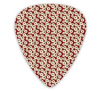 Lot de 12 médiators de guitare avec boîte fine, arrangement de fleurs romantiques, corsage féminin, Saint Valentin, coffret cadeau spécial plectres de guitare pour guitariste