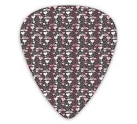 Lot de 12 médiators de guitare avec boîte fine, tourtereaux gracieux, animaux aquatiques, cygnes romantiques, coffret cadeau spécial plectres de guitare pour guitariste