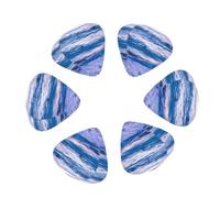 Lot de 12 médiators de guitare avec étui, motif plage, coucher de soleil, vagues, calibres mixtes (0,46/0,71/0,96 mm) avec étui, pour guitare/ukulélé