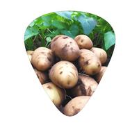 Lot de 12 médiators de guitare Fresh potatoes de tailles fines, moyennes et épaisses, adaptés pour guitare électrique et divers instruments