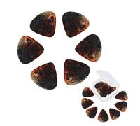 Lot de 12 médiators de guitare personnalisés avec boîte de rangement Wild Wolf in the Fire pour guitare électrique acoustique (0,46 mm, 0,71 mm, 0,96 mm)
