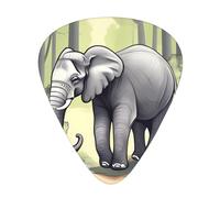Lot de 12 médiators éléphants de marche - 3 épaisseurs différentes - 12 pièces pour une variété d'instruments
