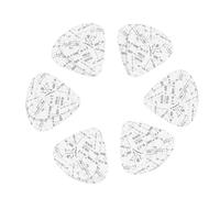 Lot de 12 médiators imprimés pour guitare mathématique, basse, électrique, acoustique, ukulélé, comprend des médiators fins et moyens avec boîte de rangement