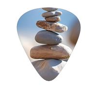 Lot de 12 médiators imprimés rock - fins, moyens et épais - Convient pour guitare, basse, guitare électrique et ukulélé