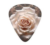 Lot de 12 médiators imprimés Roses in the Net - Pour guitare, basse, guitare électrique et ukulélé