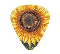 Lot de 12 médiators imprimés tournesol You Are My Sunshine - Médiators confortables et polyvalents pour tous les styles de guitare et joueurs
