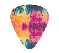 Lot de 12 médiators multicolores épais avec motifs tie-dye - Conçu pour guitares acoustiques et électriques