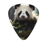 Lot de 12 médiators Panda Cubs in the Forest - Parfait pour les débutants et les professionnels (basse, électrique et acoustique)