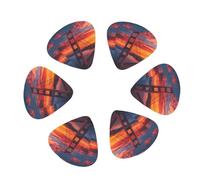 Lot de 12 médiators pour guitare acoustique et électrique - 3 épaisseurs différentes - Impression Golden Gate Bridge
