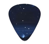 Lot de 12 médiators pour guitare acoustique et électrique Bleu foncé