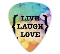 Lot de 12 médiators pour guitare avec boîte fine, phrase sage inspirante entre parenthèses colorées avec points de mise au point rétro, coffret cadeau spécial plectres de guitare pour guitariste