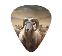 Lot de 12 médiators Sheep in the Grasslands, 3 épaisseurs différentes pour guitare acoustique, électrique et autres instruments