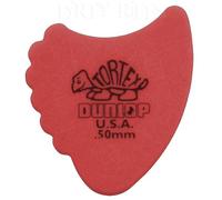 Lot de 12 médiators standards Dunlop Tortex pour guitare livrés dans une boîte de rangement pratique 0,5 mm rouges