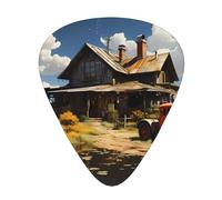 Lot de 12 médiators Texas Farm Tractor - Parfait pour les débutants et les professionnels (basse, électrique et acoustique)