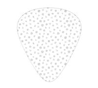 Lot de 12 médiators universels en ABS, motif sur le thème de la crypto-monnaie, banque, entreprise, blockchain, échange et finance, pour guitare acoustique et électrique, noir et blanc