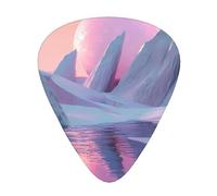 Lot de 12 médiators WZYWHJ Abstract Glacier Prints confortables et clairs Épaisseur modérée Convient pour guitare et guitare électrique