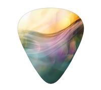 Lot de 12 médiators WZYWHJ Abstract Wave Ink Splash Prints confortables et clairs Épaisseur modérée Convient pour guitare et guitare électrique