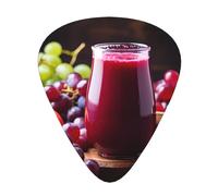 Lot de 12 médiators WZYWHJ Sweet and Sour Grape Juus Impression confortable Tonalité claire Épaisseur modérée Convient pour guitare et guitare électrique