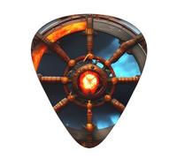 Lot de 12 médiators Yin Yang pour guitare acoustique, électrique, ukulélé. Taille unique