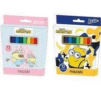 Lot de 12 mignonnes figurines MAZAKI Minion - Parfaites pour les petits aventuriers ! Découvrez la joie de jouer avec ces figurines uniques et de les collectionner !