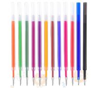 Lot de 12 mines de rechange pour stylos Legami, mines colorées pour Legami, pointe 0,5 mm, hauteur 11 cm, pratiques pour l'école et le quotidien (12 couleurs)