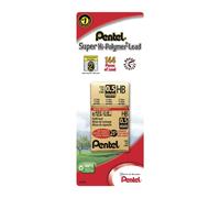 Lot de 12 mines Pentel Super High-Polymer 0,5 mm (C505BPHB-K6)