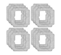 Lot de 12 mini 2 serpillères de rechange compatibles avec les lingettes Winbot Mini2, lavables, kit d'accessoires