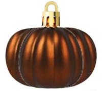 Lot de 12 mini citrouilles décoratives à suspendre pour l'automne, Thanksgiving, la récolte, la maison, les fêtes (vin)