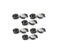 Lot de 12 mini cocottes rondes 10X3,5 noires - 6503123