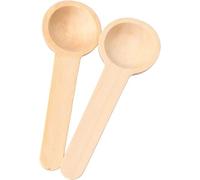 Lot de 12 mini cuillères à sel en bois naturel pour pots à épices, café, confiture, condiments, miel, thé, sucre, cuisine de cuisine
