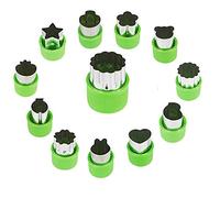 Lot de 12 mini emporte-pièces en forme de légumes pour enfants