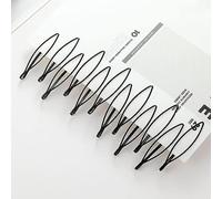 Lot de 12 mini épingles à cheveux vintage noires invisibles pour femmes et filles