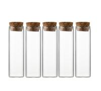 Lot de 12 mini flacons en verre de 15 ml avec bouchon en liège pour message - Petits tubes à essai pour loisirs créatifs, décoration, fêtes, expériences scientifiques