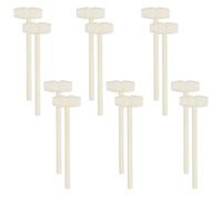 Lot de 12 mini maillets en bois pour crabe, fruits de mer, dessert, mini marteau en bois pour enfants, homard, crustacés, petit maillet en bois, jouet pour chocolat
