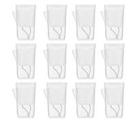 Lot de 12 mini pots de fleurs hydroponiques - Auto-arrosage pour - Réservoir intégré - Système de drainage - Parfait pour les boutures - Violet africain - Alocasia Oxalis Hoyas