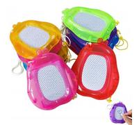 Lot De 12 Mini-tableaux En Forme De Poire Avec Porte-clés, Tableau Effaçable Et Réutilisable Pour Cadeaux De Fête, Activités Créatives, Sacs Surprises, Animations En Déplacement Et Accessoires De Fête