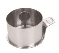 Lot de 12 moules à gâteau en acier inoxydable de 7,6 cm pour la cuisson de gâteaux superposés, de mousse et de cheesecakes avec poussoir et outils de levage