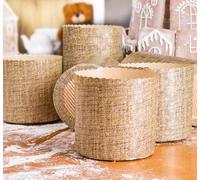 Lot de 12 moules en papier à panettone de 340,2 g | Moules à pain de Pâques Paska Kulich - Moules à pain de Pâques antiadhésifs pour panettone