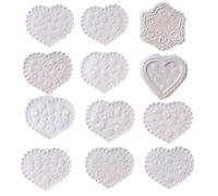 Lot de 12 moules en silicone pour nail art en forme de fleur 3D - En résine époxy - Motif ours de dessin animé - Boucles d'oreilles - Outil de moulage de bijoux - Moule de gaufrage en silicone