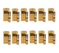 Lot De 12 Muscs Parfum Golden Sand De Al Rehab 6ml Halal Attar Notes: Caramel, Vanille, Ambre, Sucré