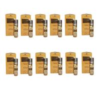 Lot De 12 Muscs Parfum Golden Sand De AL REHAB 6ML Halal Attar Notes: Caramel, Vanille, Ambre, Sucré