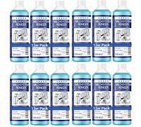 Lot de 12 nettoyants pour système de lait 1000 ml (34 applications) pour machine à café - Mousseur à lait - Nettoyant universel liquide pour toutes les marques