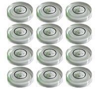 Lot de 12 niveaux à bulle universels de luxe ; outils de mesure de petit niveau ; kit de niveau d'eau multidirectionnel pour équilibrer la suspension de photos, platine, trépied, cadre, perceuse